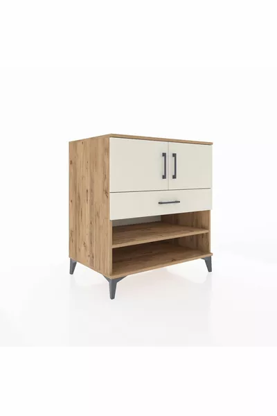 Kronos Dressoir 3 Planken 1 Lade 2 Deuren Den-Hout