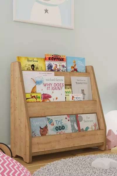 Montessori MDF Children's Bookshelf - Sapphire Oak