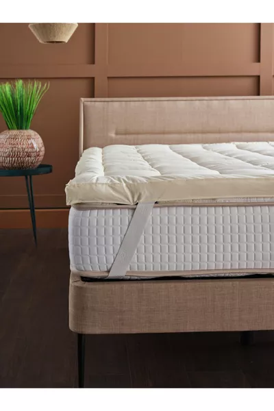 Protège-matelas en laine blanc - x cm