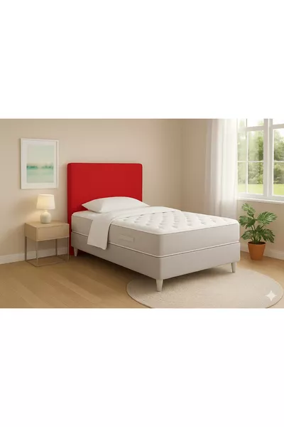 BASIS KOPFPLATTENBEZUG ROT FARBE CM ELASTISCHER STOFF