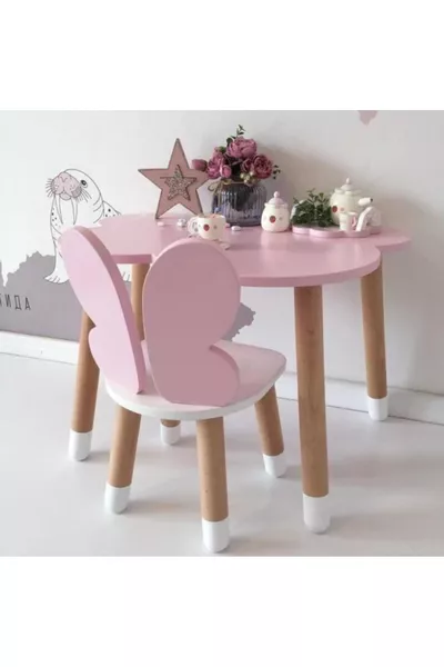 Butterfly Chair, Children's Room Montessori Chair, Activity Table