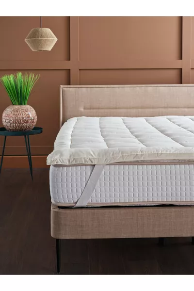 Protège-matelas en coton blanc - x cm