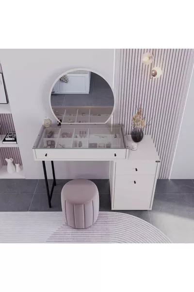 Dior Mirrored Makeup Table - Beige cm