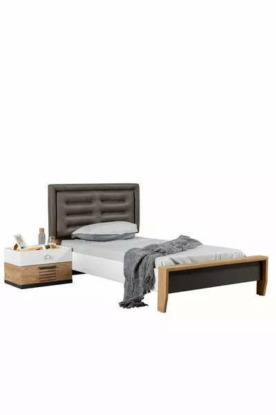 Relax Youth Room - 4-Door Wardrobe, Bed, Nightstand