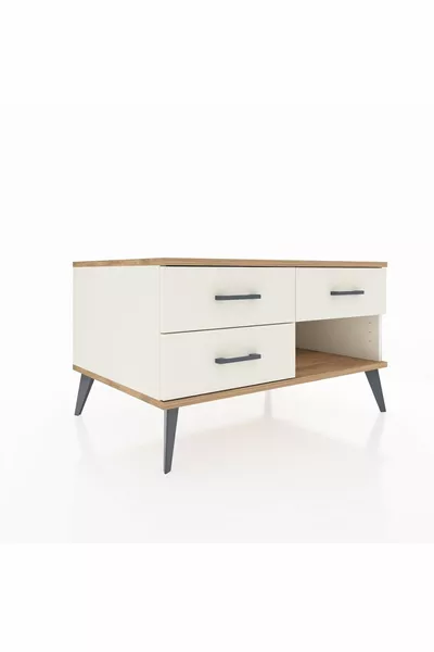 Kronos Dressoir 3 Lades Ahaat-Grano/Ahaat