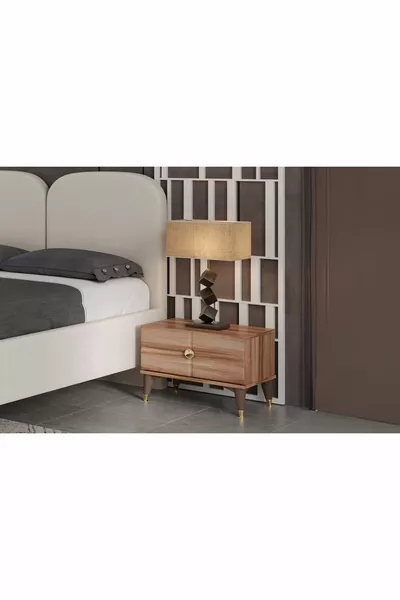 Berra Brown Nightstand