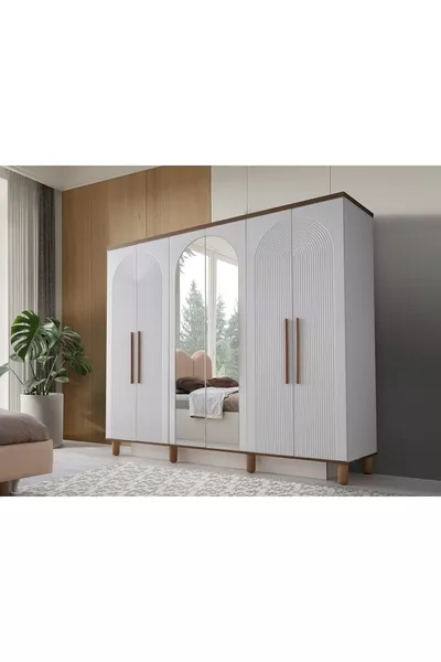 Camera da letto KÖŞK con base in MDF