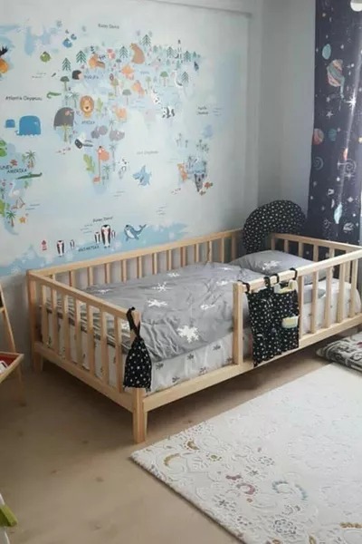 Eco Montessori Doğal Bebek Ve Çocuk Karyolası