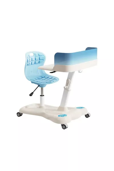 Plus Mobile Work Desk Blue
