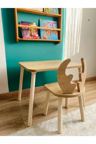 Montessori Activiteit Kinder Speeltafel Stoel Kleur- en Activiteitentafel 1 Tafel 1 Stoel