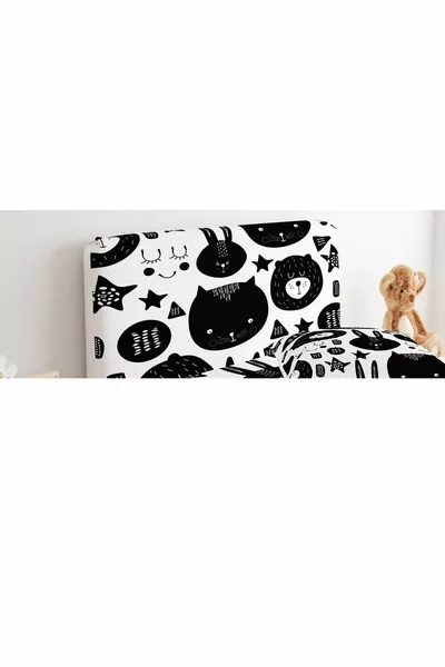 Housse de tête de lit Lapin Lynx Petit Ours