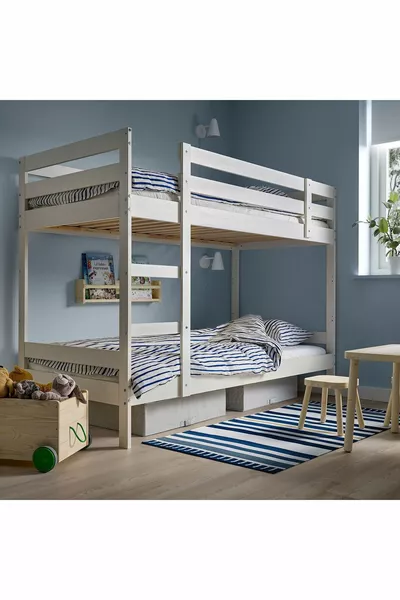 Bunk bed, white, cm