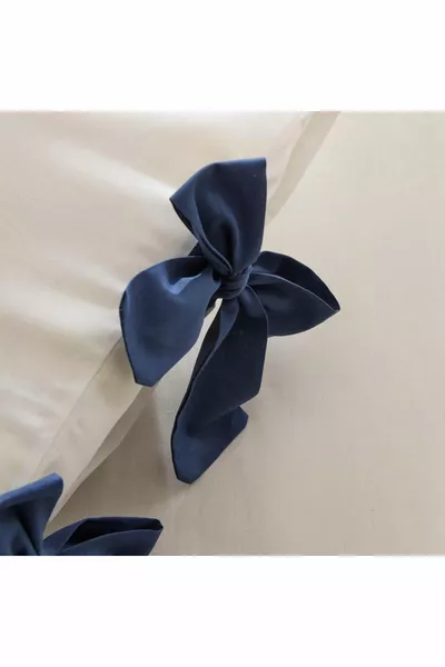 Home Melanie% Cotton 2-Piece Pillowcase Blue