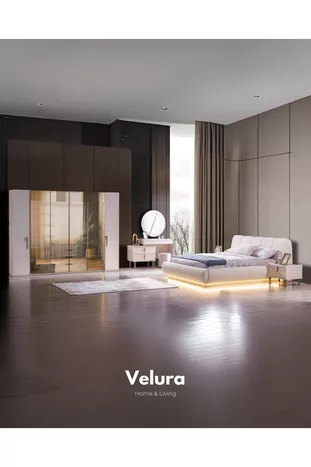 Tress Yatak Odası Takımı (6 Kapaklı Gardırop + Şifonyer + Komodin + Karyola)