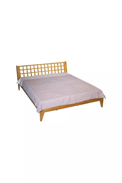 Lio Wooden Bed Frame, Dresser, Nightstand, Walnut
