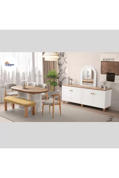 Ensemble Chambre à Coucher et Salle à Manger Pack Mariage