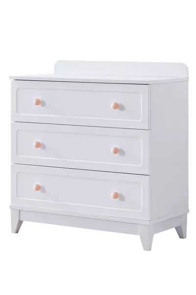 Dresser, Berlin 3-Drawer Dresser - Pink