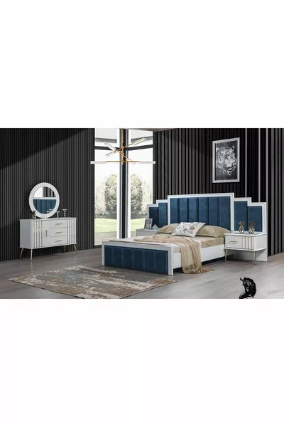 Ensemble de chambre à coucher Erva à base de MDF