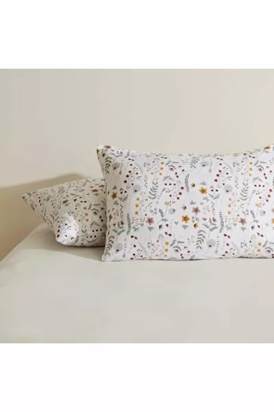 Vina % Cotton Set of 2 Pillowcases Multicolor 