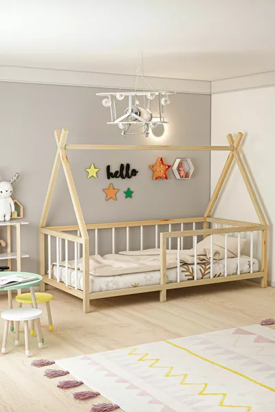Givayo Wood's Eddie Wooden Baby Child Montessori Bed