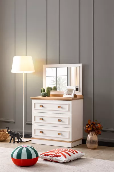 Dresser, Zenit Mirror Drawer Dresser