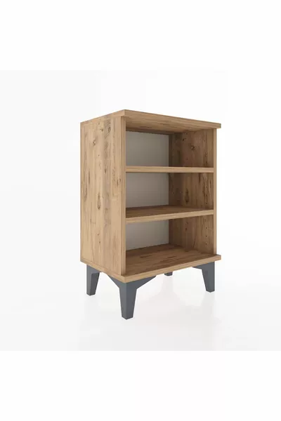 Arges Nachtkastje met 2 planken, dennen-dennen