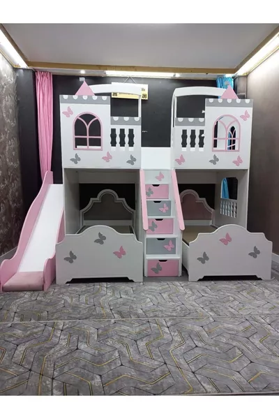 Butterfly Model Bunk Bed Playhouse