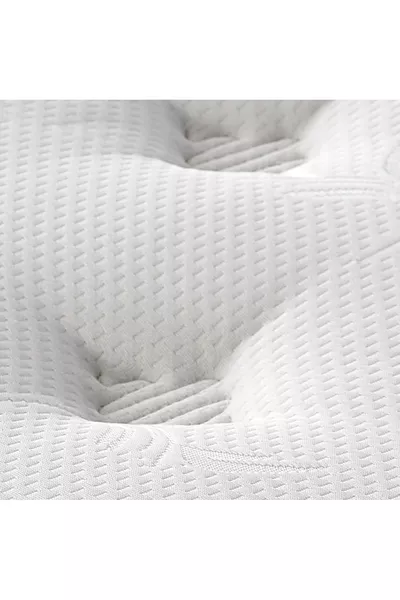 Matelas simple Latte, matelas entièrement orthopédique ferme, côté unique, à ressorts Nms, élégant et ergonomique