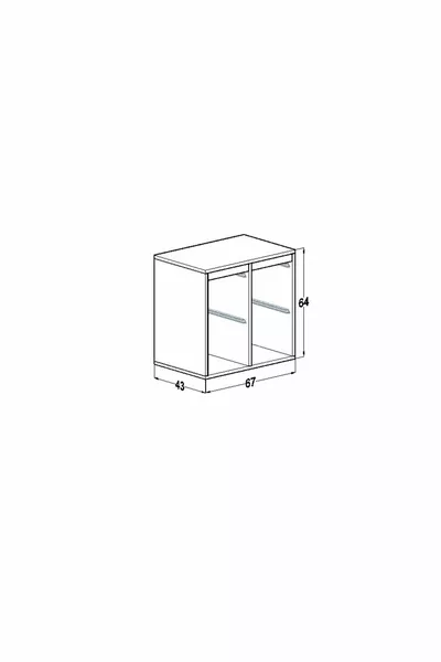 Armoire de Rangement pour Jouets Chambre d'Enfant MDF Tuğçe-3