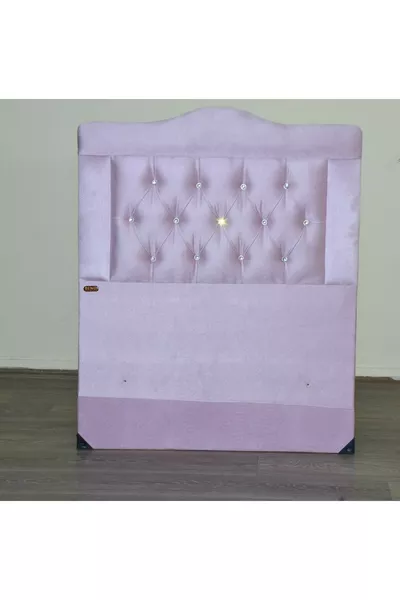Titel Luxus Ponyhaar Rosa Stoff Gepolstertes Modell Handgemacht