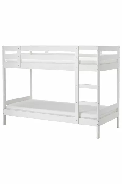 lits superposés, blanc, cm