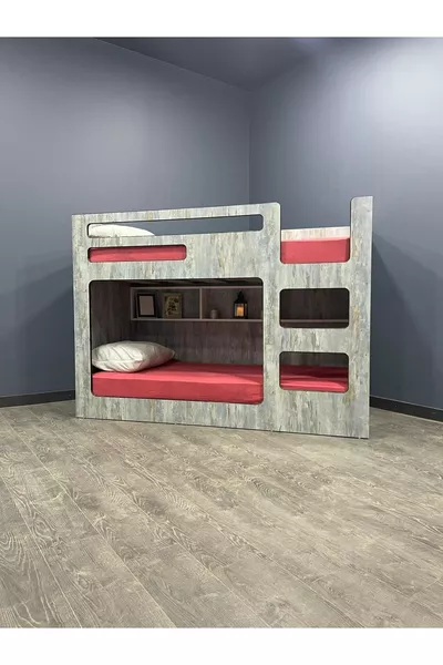 Bunk Bed for 2 People Youth Room Children's Bunk Bed
