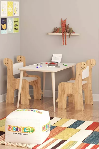 Children's Study Desk and Chair, Activity Table