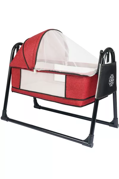 Btrend Mercan Schwarz mit Tasche Geschenk Schwingkorb Kinderbett Tragbares Babybett Hängematte