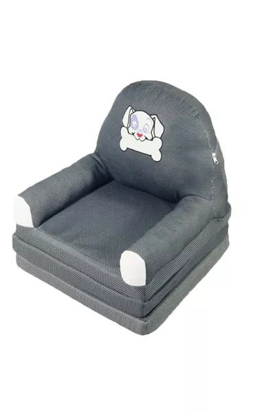 Seggiolino Pieghevole per Bambini/Bebè Sedia Lettino Portatile Grigio/Dalmata