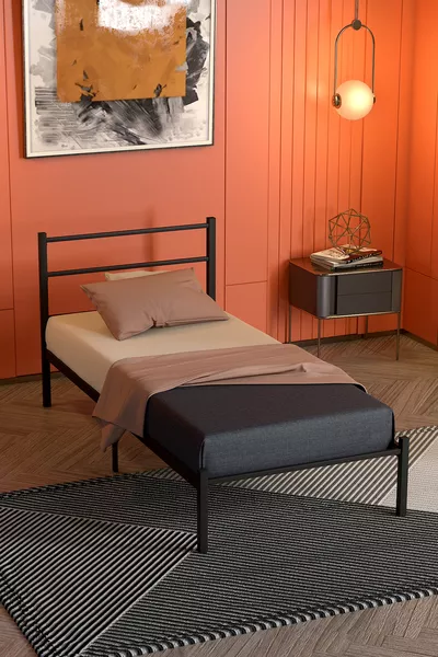 Metal Bed Frame, Star Metal Bed Frame, Wrought Iron Bed Frame, With Size Options