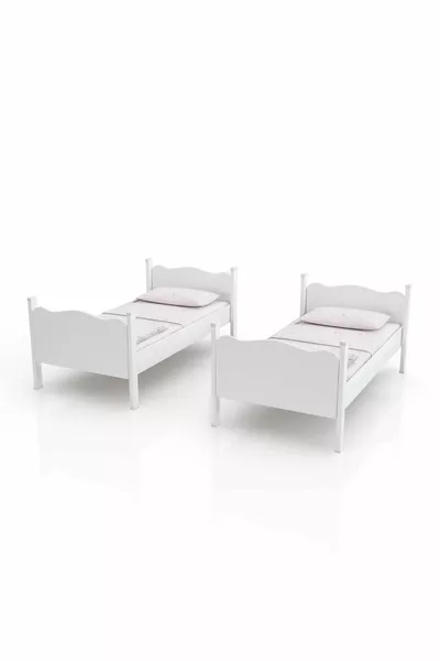 سرير بطابقين Cozy قابل للفصل مع سلم سم (حاملة MDF - خياران للون)