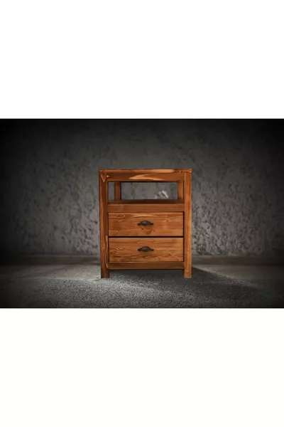Riot Nachtkommode – Naturholz, modernes und elegantes Design, 2 Jahre Garantie