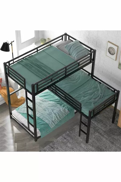 Design Triple Modern Design Bunk Bed