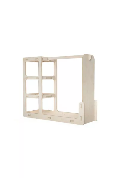 - Armoire enfant modulaire, biologique, peinturable, portable, fabrication locale spéciale