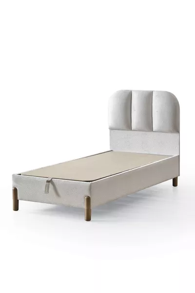 Bohem Prime Single Bed Base with Storage and Headboard Set, 2-Piece Set