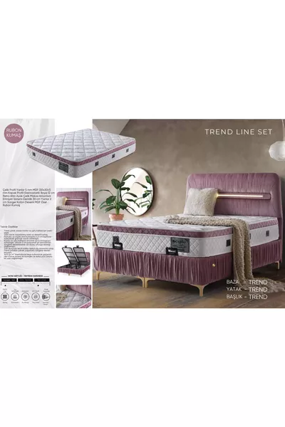 Set Letto con Rete Trend Line