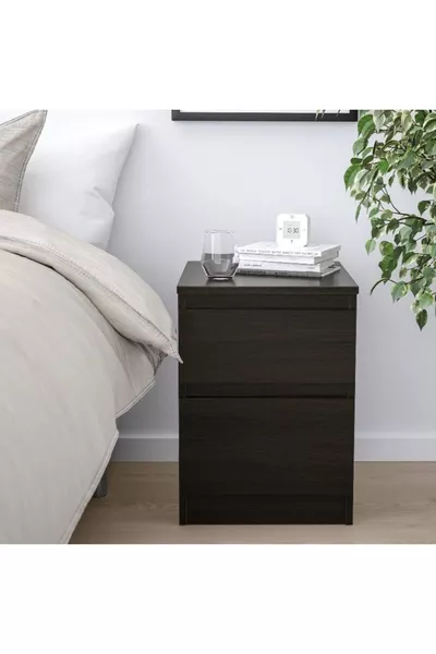 RFID Locked Nightstand with Hidden Compartments – Secure and Stylish Storage (NO ASSEMBLY REQUIRED)