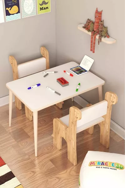Children's Study Desk and Chair, Activity Table