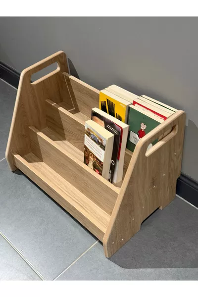 Bibliothèque Montessori à 3 étagères en MDF très pratique