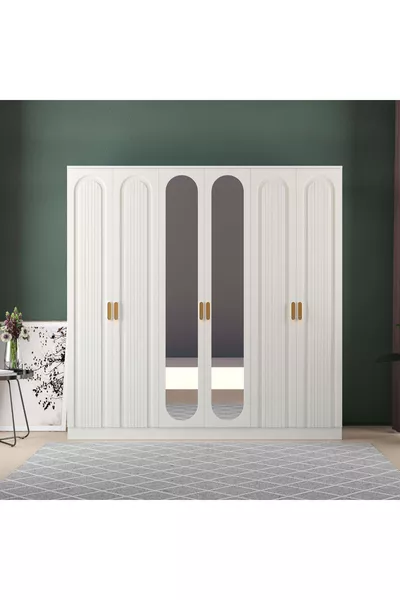 MİLA 6-TÜRIGER EKO-SCHRANK - MDF-TÜR
