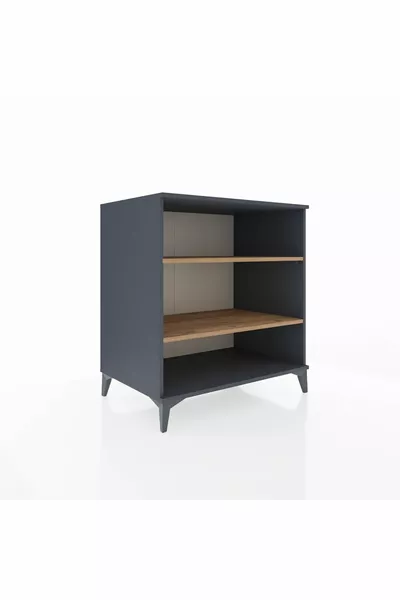 Kronos Dresser 2-Shelf Anthracite-Pine