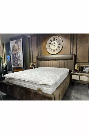 Protège-matelas en laine d'agneau Mérinos, protège-lit, matelas (% laine d'agneau Mérinos)