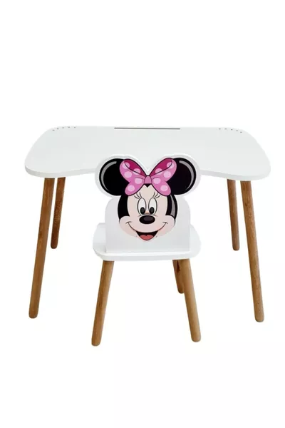Ensemble Bureau et Chaise d'Étude Âge (Avec Cadeau Personnalisé avec Nom)