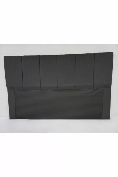 Tête de lit de base Fendu-lin Anthracite